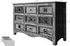 Kommode Altholz 130x40x85 mehrfarbig lackiert NATURE OF SPIRIT #59 Bild 3