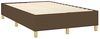 vidaXL Boxspringbett mit Matratze Dunkelbraun 120x200 cm Stoff, Härtegrad: H2 [3142484] Bild 4