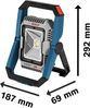 Bosch GLI 18V-1900 Akku-Lampe Bild 4