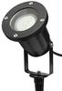 TRANGO LED Gartenstrahler, 1-flammig 3078B Strahler IP65 Außenleuchte *ELLA* inkl. 1x 3 Watt GU10 LED Leuchtmittel – 3000K warmweiß & 3,0 Meter Zuleitungskabel als Teichstrahler, Gartenlampe, Außenlampe, Wegbeleuchtung Bild 2