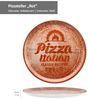 MamboCat Pizzateller 4x Pizzateller rot & schwarz Ø31cm 4 Personen XL-Teller Dekor Platte Bild 5