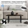 ML-DESIGN Tischbein 2er Set Tischgestell Tischkufen Möbelfüße aus Stahl Industriedesign, Kufengestell Trapez-Form Schwarz Bankkufen Bankbeine für DIY-Projekte Bild 2