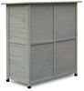 HABAU Gartenschrank Flora, hellgrau, 110 x 55 x 117 cm Bild 3