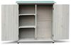 HABAU Gartenschrank Flora, hellgrau, 110 x 55 x 117 cm Bild 5