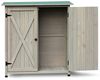 HABAU Gartenschrank Flora, hellgrau, 110 x 55 x 117 cm Bild 4