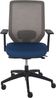 Beliani 'Virtuoso' Bürostuhl höhenverstellbar, Polyester blau, 53 x 97 x 53 cm Bild 4