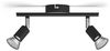 Philips Limbali Decken-/Wandspot 2x Strahler Oberflächenbeleuchtung GU10 2 Glühbirne(n) LED 220-240 V Schwarz Bild 4