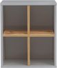 SCHILDMEYER Wandregal Bücherregal Schrank 48,3 x 40,5 x 20,5 cm Eiche Landhaus Bild 4