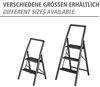 WENKO Trittleiter Modell Alu-Compact, leichte & rutschfeste Haushaltsleiter, belastbar bis 150 kg, klappbar Bild 5