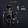 noblechairs Gaming Stuhl Hero ST Black Edition Komfortabler und Langlebiger Gaming Chair, Gaming Sessel, Perfekt Optimierte Ergonomie, PC Stuhl, Gaming Stuhl 150 kg Belastbarkeit Bild 2