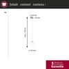 Paulmann 71066 Selection Bathroom LED Pendelleuchte Gove 17cm Chrom Satin 3000K IP44 Bild 5