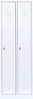 Steelboxx Spind Garderobenschrank Stahlschrank Metallschrank Kleiderspind 180 x 60 x 50 cm Weiß 2 Abteile 510127 Bild 3