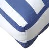 vidaXL Palettenkissen Blau Weiß Gestreift 120x40x12 cm Stoff 360638 Bild 5