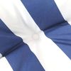 vidaXL Palettenkissen Blau Weiß Gestreift 120x40x12 cm Stoff 360638 Bild 4