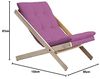 KARUP DESIGN BOOGIE Futon Liegestuhl Gestell Weiß / Bordeaux Bild 2