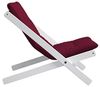 KARUP DESIGN BOOGIE Futon Liegestuhl Gestell Weiß / Bordeaux Bild 3