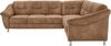 Cavadore Ecksofa Salisa mit Federkern / Polsterecke im klassischen Design / 264 x 86 x 244 / Mikrofaser Beige Bild 3