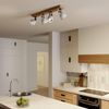 Lindby Deckenstrahler Mitis, Holz IP20, 4 x 5 W LED Bild 3