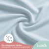 Laleni 2er-Set Jersey Spannbettlaken Laufgitter 6-eckig 100x115 cm - Oeko-Tex Zertifiziert, 100% Baumwolle, atmungsaktives Spannbetttuch für Baby, 135 g/m², Hellblau Bild 5