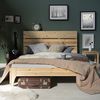 Homestyle4u Holzbett, Kiefernholz natur, 140x200 cm Bild 2