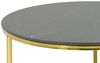 Couchtisch Joel - Marmoroptik Schwarz / Gold - 2-teilig Bild 5