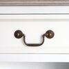 Grafelstein Kommode Sideboard BEACH HOUSE weiß braun mit Lamellentüren Kommode Hamptons Es Bild 5