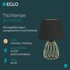 EGLO Tischleuchte JAZMINIA DH 30x45.50 cm schwarz Tischlampe Klemmleuchte Schreibtischleuchte Schreibtischlampe Bild 2