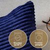 Blumtal Kissenhülle 2er Set Kissenbezug 40x40 cm– Kord Bezug, (2 Stück), weiche Cord Kissenbezüge mit verstecktem Reißverschluss Bild 4
