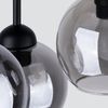 SOLLUX SL. 1140 Kronleuchter ALINO 3XE27 60W Stahl schwarz L:35cm B:35cm H:35cm dimmbar Bild 4