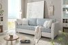 Sofa 3-Sitzer Hooge in creme und blau 240 cm Bild 5