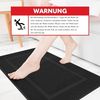 HAMMETEX Badematte Hotelmatte, Duschvorleger, Höhe 5 mm, rutschhemmend beschichtet, beidseitig nutzbar, Baumwolle, rechteckig, 2-teiliges Set, einfarbig, 100% Baumwolle Bild 3