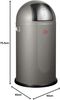 Wesco 175 831 Pushboy Abfallsammler 50 Liter Graphit 40 x 40 x 75. 5cm (L-B-H), Edelstahl Bild 5