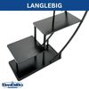 DanDiBo Blumenregal indoor 170 cm Hoch Metall Schwarz Halbrund 96585 Blumentreppe Groß Rund Pflanzenständer Modern Design Bild 5