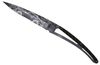 Deejo Ultraleichtes klappbares Taschenmesser Gürtelclip 37g Carbon Sportwagen. Bild 2