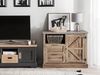 Sideboard heller Holzfarbton 2 Schubladen Schrank TORONTO Bild 2