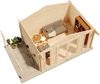 Alpholz Gartenhaus Mirko Modern mit Schleppdach Gartenhaus aus Holz Holzhaus mit 40 mm Wandstärke inklusive Schleppdach Blockbohlenhaus mit Montagematerial Bild 4