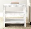 SAFAVIEH Glam Wooden Accent Table, in White, 40 X 60 X 59.94 Bild 2