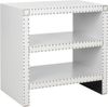 SAFAVIEH Glam Wooden Accent Table, in White, 40 X 60 X 59.94 Bild 4