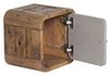 Wandregal mit Tür 30x30 cm massivum Dingle Pinie grau Betonoptik Badregal Hängeschrank Würfelregal Badmöbel modern Bild 4