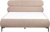 Bett mit Lattenrost Bouclé LESSAY 160 x 200 cm Taupe Bild 5