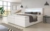 Boxspringbett Repos mit LED und USB 140x200 Weiß H3 (70-100kg) Bild 2