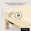 Schlafgut Bettlaken Frottex Spannbettlaken, Frottee, Gummizug: rundum, (1 Stück), MADE IN GREEN by OEKO-TEX® Bild 2