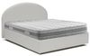Talamo Italia - Doppelbett Sofia, Bettkasten mit Kunstlederbezug, 100 % Made in Italy, Öffnung vorne, inklusive Matratze 160x200 cm, Weiß Bild 3