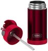 THERMOS Isolierflasche FUNTAINER STRAW BOTTLE, doppelwandiger Edelstahl, spülmaschinenfest, 0,35l, mit Silikonstrohalm, absolut dicht Bild 5