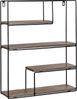 STILISTA Wandregal Design Regal Bücherregal Schweberegal Hängeregal, Industriedesign, Holzböden, Farb- und Modellwahl Bild 1