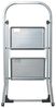 Michelino Metall Silber Stufenleiter mit 2 Stritten Bild 2