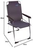 Alu Camping Klappstuhl graphite Bild 3