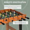 HOMCOM Mini-Tischkicker mit Punktezähler und Bällen (Tischfußball, 1-tlg, Spieltisch), für Spielzimmer, Naturholz Bild 4