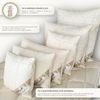 Meivita Kopfkissen Kopfkissen mit Naturlatexflocken und kbA Baumwollbezug, Füllung: 100% Latex (Naturlatexflocken), Bezug: 100% Baumwolle, Seitenschläfer, Rückenschläfer, Bauchschläfer, Kissen Hergestellt in Deutschland Bild 3