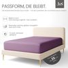 Jersey Spannbettlaken flieder rosa 180x200 - 200x220 cm Höhe bis 25cm Bild 3